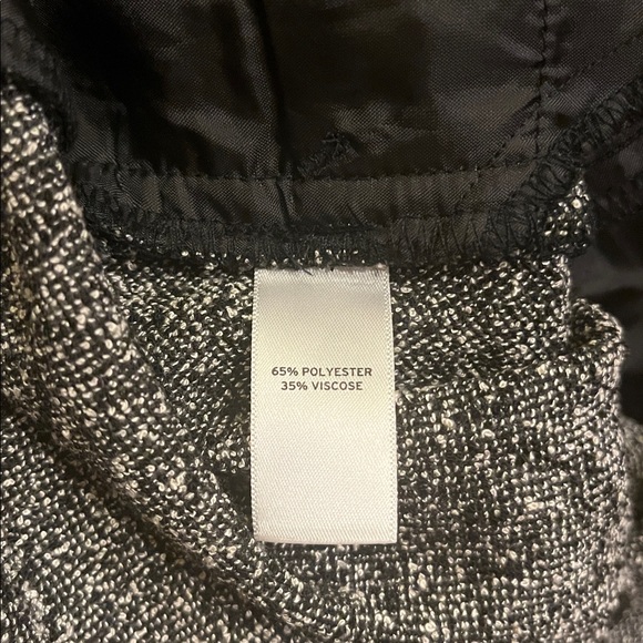 Melrose & Market Boucle Black and White Tweed Shorts Size 6 - Picture 4 of 5